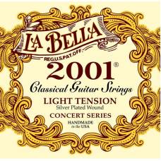 Струни для класичної гітари La Bella 2001L Silver Plated Light Tension