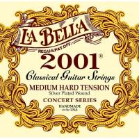 Струны для классической гитары La Bella 2001MH Silver Plated Medium Hard Tension