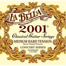 Струни для класичної гітари La Bella 2001MH Silver Plated Medium Hard Tension