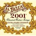 Струны для классической гитары La Bella 2001XH Silver Plated Extra Hard Tension