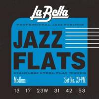 Струни для електрогітари La Bella 20PM Jazz Flats Medium 13/53