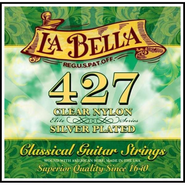 Струни для класичної гітари La Bella 427 Pacesetter Elite Clear Nylon