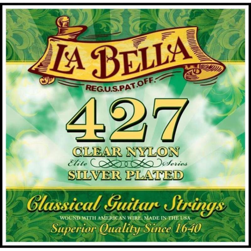 Струны для классической гитары La Bella 427 Pacesetter Elite Clear Nylon