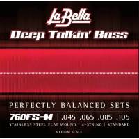 Струны для бас-гитары La Bella 760FSM
