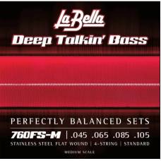 Струны для бас-гитары La Bella 760FSM