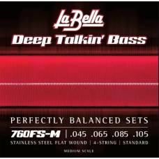 Струны для бас-гитары La Bella 760FSM