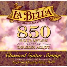 Струни для класичної гітари La Bella 850 Elite Nylon Golden Alloy Medium