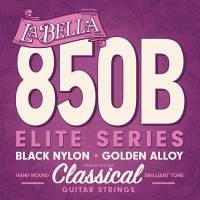 Струни для класичної гітари La Bella 850-B Elite Black Nylon Golden Alloy Medium