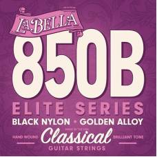 Струни для класичної гітари La Bella 850-B Elite Black Nylon Golden Alloy Medium