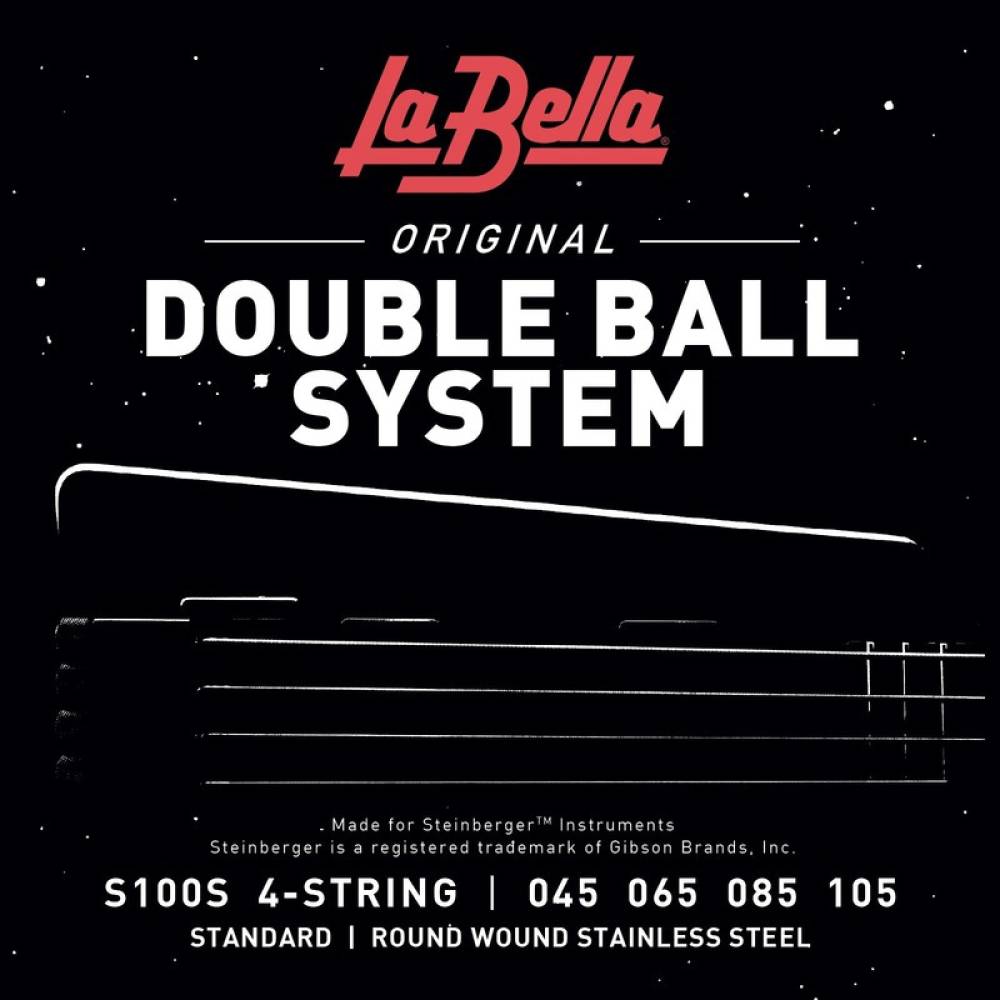 Струны для бас-гитары La Bella S100S Double Ball Steinberger Standart 45/105