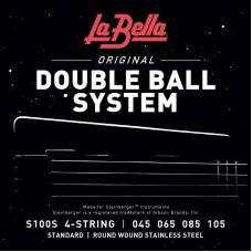 Струны для бас-гитары La Bella S100S Double Ball Steinberger Standart 45/105
