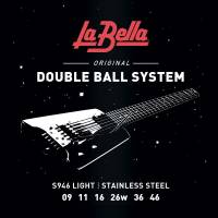 Струни для електрогітари La Bella S946 Double Ball Steinberger Light 9/46