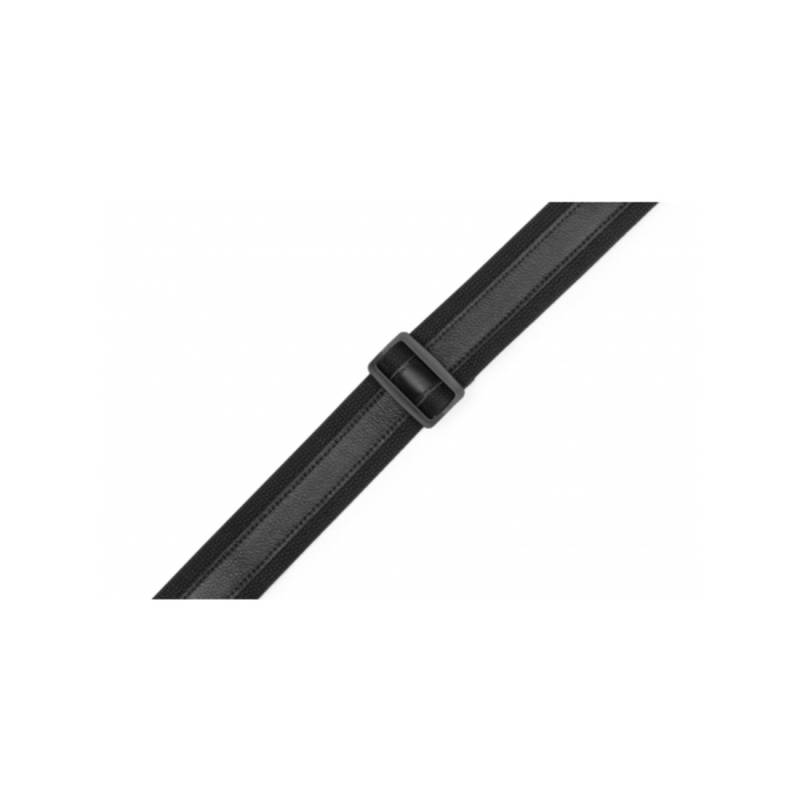 Ремінь для гітари Levy's MC2CG-BLK-BLK Cotton Combo Series (Black/Black)