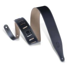 Ремінь для гітари LEVY'S DM17-BLK TOP GRAIN SERIES GUITAR STRAP (Black)