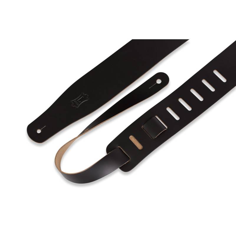 Ремень для гитары LEVY'S M26-BLK Streamline Leather Series (Black)