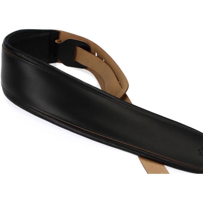 Ремень для гитары LEVY'S M26PD-BLK Amped Leather Series (Black)