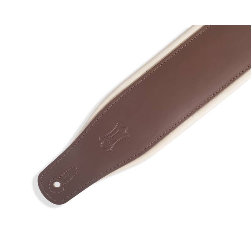 Ремень для гитары LEVY'S M26PD-BRN_CRM Amped Leather Series (Brown)