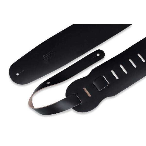 Ремінь для гітари LEVY'S M4-BLK Lead Leather Series (Black)