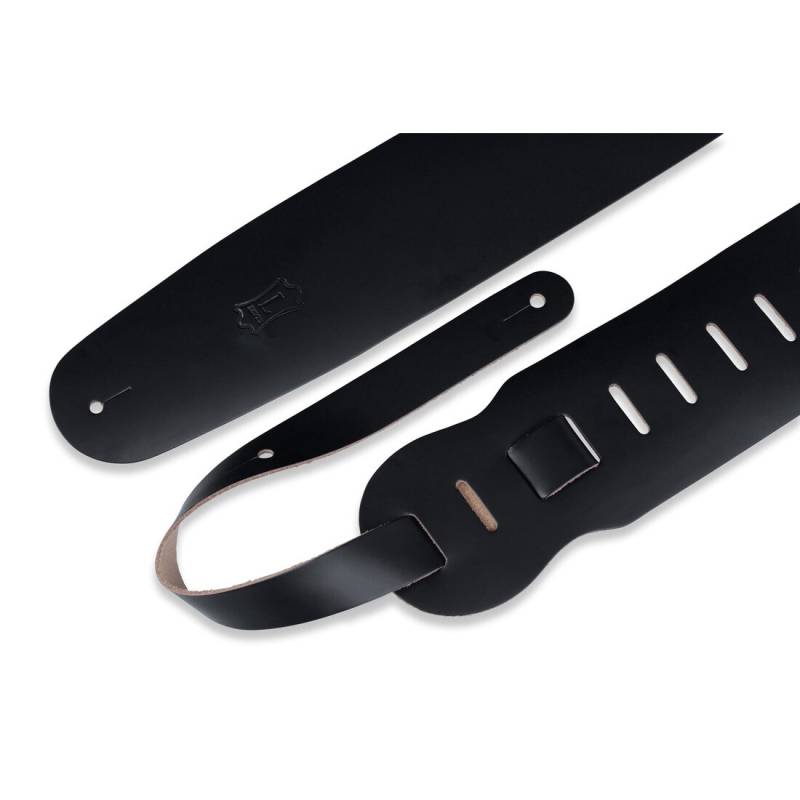 Ремінь для гітари LEVY'S M4-BLK Lead Leather Series (Black)