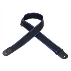 Ремінь для гітари Levy's M8 POLY-BKB Polypropylene Guitar Strap Black and Blue