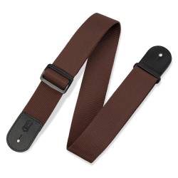 Ремінь для гітари Levy's M8 POLY-BRN Polypropylene Guitar Strap Brown