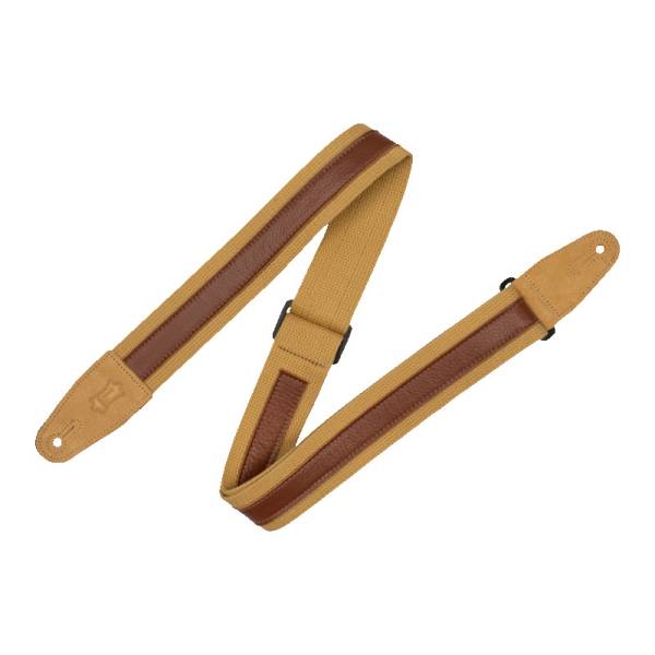 Ремінь для гітари LEVY'S MC2CG-TAN-TAN Cotton Combo Series (Tan/Tan)