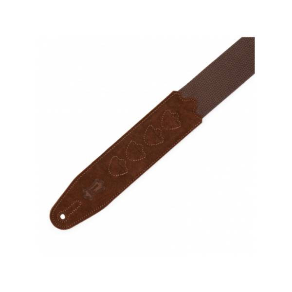 Ремень для гитары Levy's MC2PH-BRN PickPocket Cotton Series (Brown)