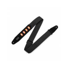 Ремінь для гітари Levy's MC2PH-BLK PickPocket Cotton Series (Black)