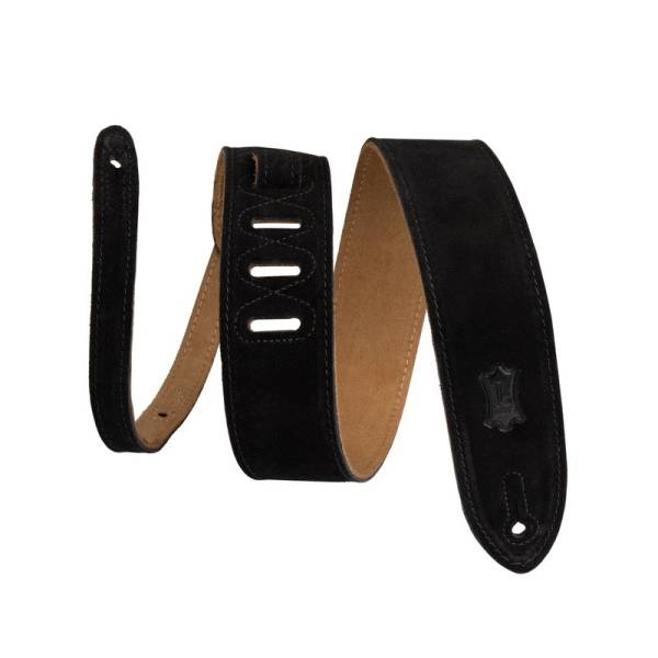 Ремінь для гітари LEVY'S MS12-BLK Simply Suede Series (Black)