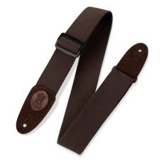 Ремінь для гітари Levy's MSSC8-BRN Cotton Guitar Strap Brown