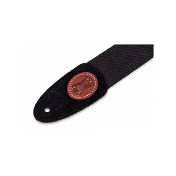 Ремінь для гітари Levy's MSSC8-BLK Signature Cotton Series (Black)