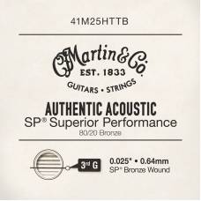 Струна Martin 41M25HTTB Authentic 80/20 Bronze .025