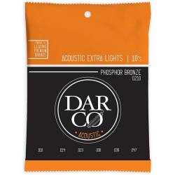 Струни для акустичної гітари Martin D210 Darco Phosphor Bronze Extra Light 10/47