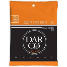 Струни для акустичної гітари Martin D510 Darco 80/20 Bronze Extra Light 10/47