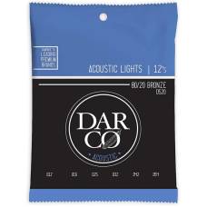 Струни для акустичної гітари Martin D520 Darco 80/20 Bronze Light 12/54