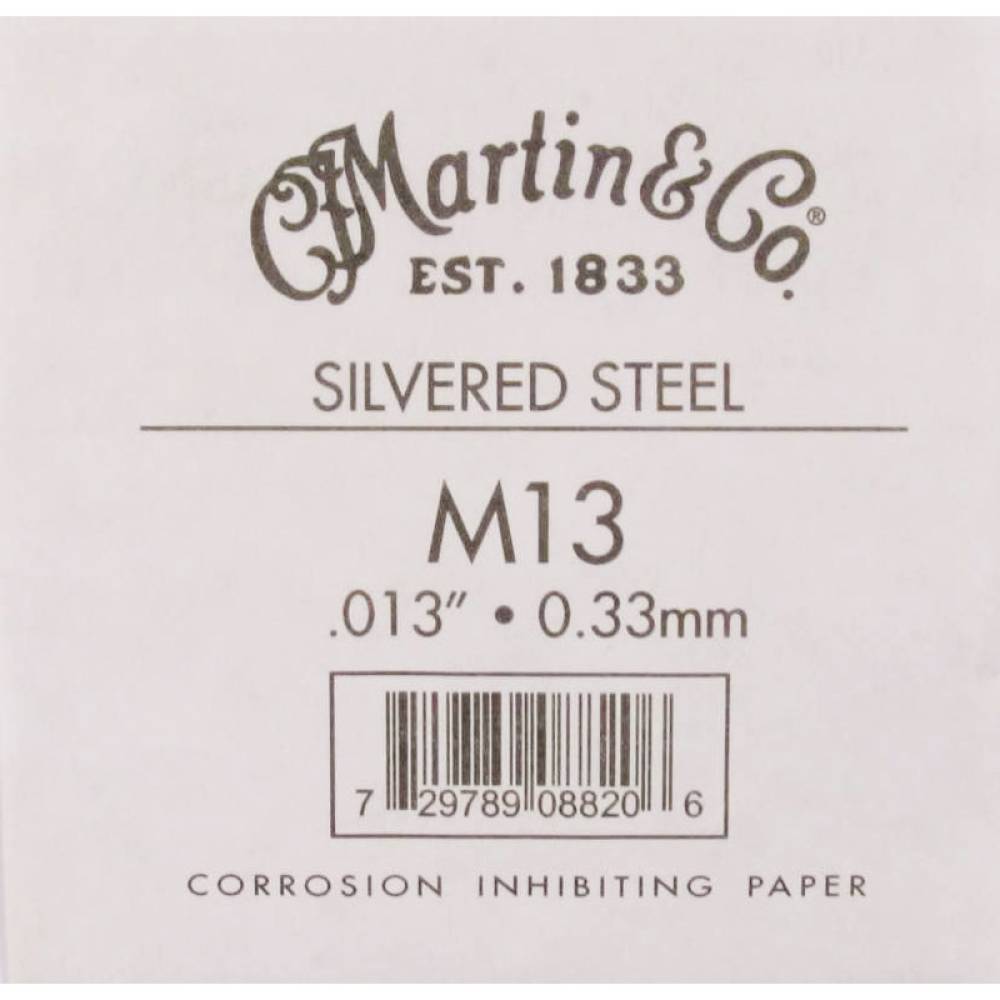 Струна Martin M13 Silvered Steel .013