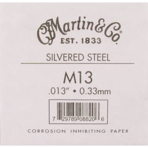 Струна Martin M13 Silvered Steel .013