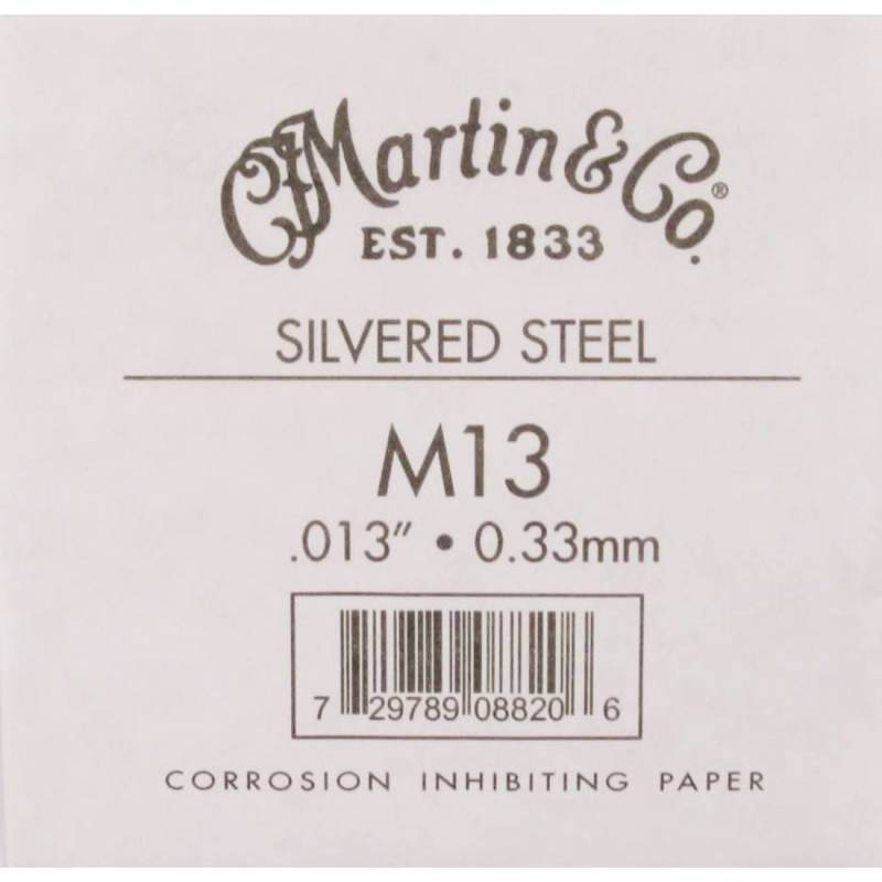 Струна Martin M13 Silvered Steel .013