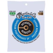 Струни для акустичної гітари Martin MA500 92/8 Phosphor Bronze Extra Light 12 Strings 10/47