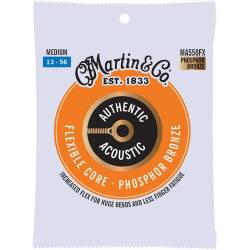 Струни для акустичної гітари Martin MA550FX Flexible Core Phosphor Bronze Medium 13/56