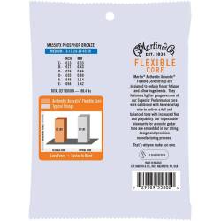 Струни для акустичної гітари Martin MA550FX Flexible Core Phosphor Bronze Medium 13/56