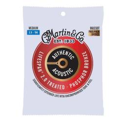 Струни для акустичної гітари Martin MA550T SP 92/8 Phosphor Bronze Medium 13/56