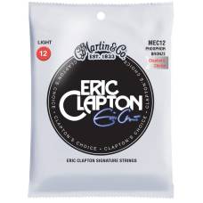 Струни для акустичної гітари Martin MEC12 Clapton's Choice Phosphor Bronze Light 12/54