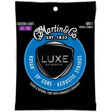 Струни для акустичної гітари Martin MK11 Luxe Custom Light 11/52