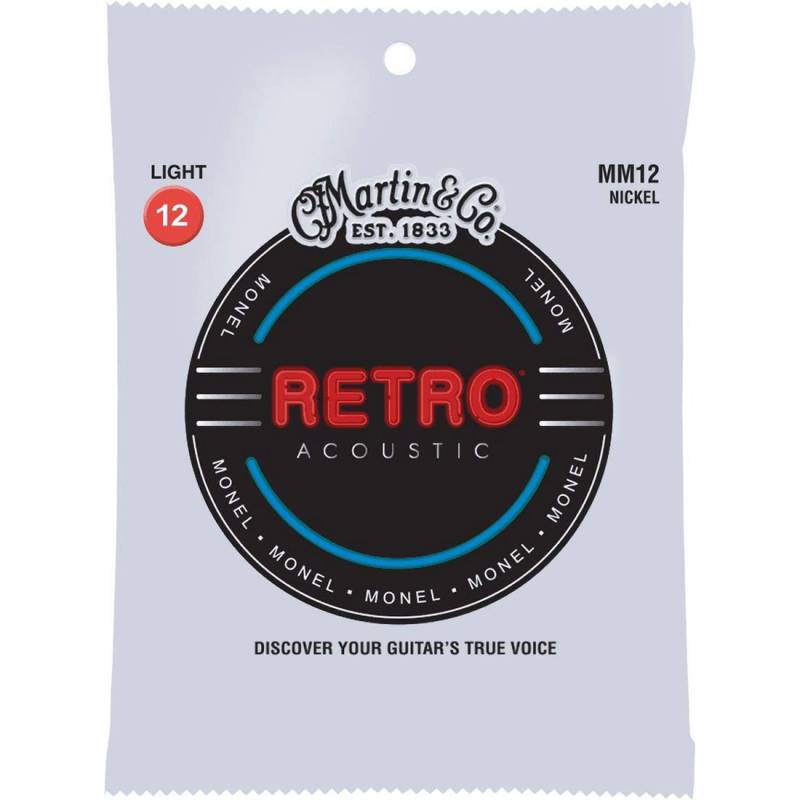 Струни для акустичної гітари Martin MM12 Retro Light 12/54