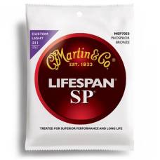Струни для акустичної гітари Martin MSP7050 SP Lifespan 92/8 Phosphor Bronze Custom Light 11/52