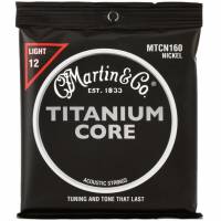 Струны для акустической гитары Martin MTCN160 Titanium Core Light 12/55