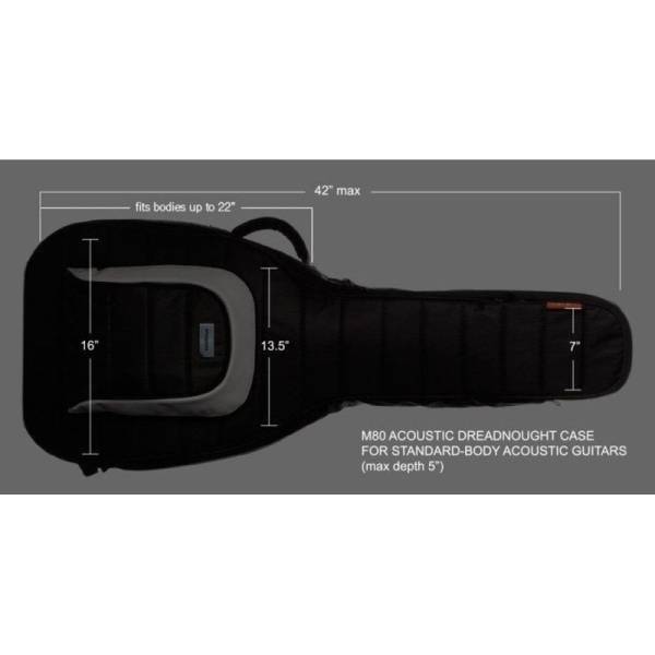 Чохол для акустичної гітари MONO M80-AD-BLK Dreadnought