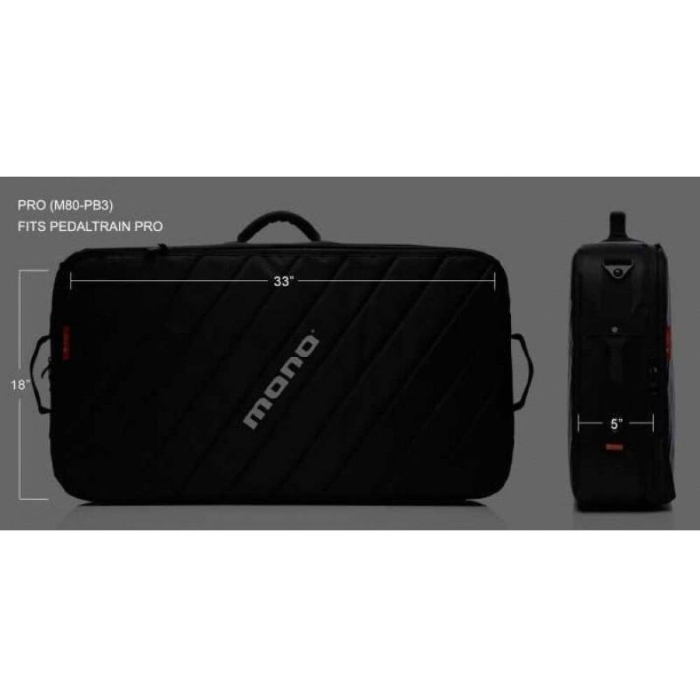 Чохол для педалборда MONO M80-PB3-BLK PRO Чохол для педалборда MONO M80-PB3-BLK PRO