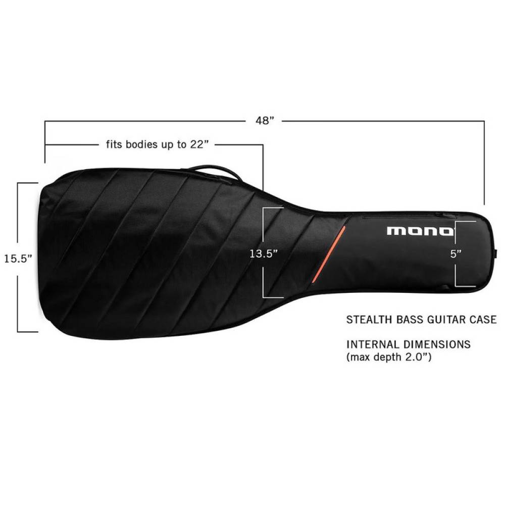 Чохол для бас-гітари MONO M80-STEB-BLK Stealth